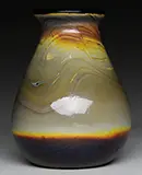 Quezal, Agate Vase
