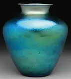 Blue Aurene Vase by Alexander Joseph von Steuben, offered Jun 2014