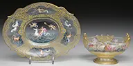 Lobmeyr, Decorated Bowl & Underplate