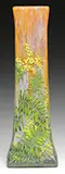 Daum, Cameo & Enameled Vase