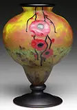 Schneider, Padded & Wheel Carved Vase