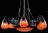 Schneider, Internally Decorated Chandelier