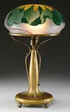 Pairpoint, Reverse Painted Sunflower Lamp