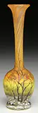 Daum, Winter Scene Vase