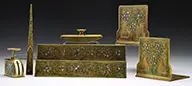 Tiffany Studios, Abalone Desk Set