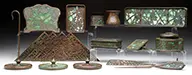 Grapevine Desk Set by Tiffany Studios, offered Jun 2015