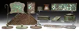Tiffany Studios, Grapevine Desk Set