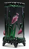 Stevens & Williams, Applied Glass Vase