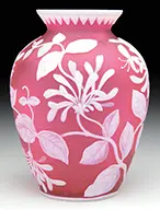Thomas Webb, Cameo Floral Vase