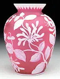 Thomas Webb, Cameo Floral Vase
