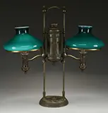 Double Student Lamp by Tiffany Studios, offered Jun 2015