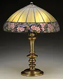 Reverse Painted Table Lamp by Handel, sold Jun 2015