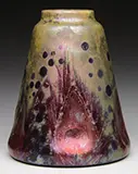 Clement Massier, Peacock Vase