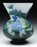 Floral Cameo Vase by Galle, offered Jun 2015