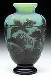 Cameo Vase by Galle, offered Jun 2015