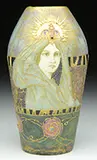 Amphora, Allegory Jeweled Vase