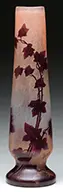 Floral Cameo Vase by Auguste Legras, offered Jun 2015
