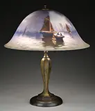 Pairpoint, Reverse Painted Table Lamp