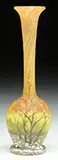 Miniature Winter Scene Vase by Daum, offered Jun 2015