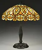 Leaded Glass Table Lamp by Duffner & Kimberly, offered Jun 2015
