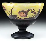 Wheel Carved Cameo Vase by Daum, offered Jun 2015