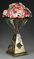 Puffy Azalea Lamp by Pairpoint, sold Jun 2015