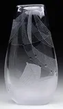 Kosta, Carved and Engraved Vase