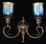 Tiffany Studios, Double Arm Sconce