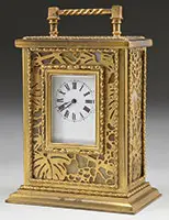 Grapevine Clock by Tiffany Studios, offered Nov 2014