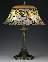 Reverse Painted Table Lamp by Pairpoint, sold Nov 2014