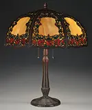 Metal Overlay Table Lamp by Handel, offered Nov 2014