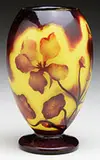 Daum, Cameo and Martele Vase