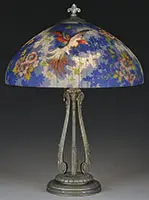 Exotic Bird Table Lamp by Handel, sold Nov 2014