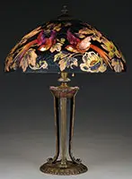 Birds of Paradise Table Lamp by Handel, sold Nov 2014