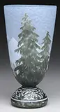 Winter Mountain Scene Vase by Daum, offered Nov 2014