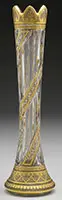 Crystal Decorated Vase by Mary Moser, offered Jun 2013