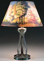 Reverse Painted Table Lamp by Pairpoint, sold Jun 2013