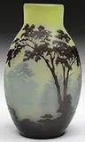 Galle, Scenic Cameo Vase
