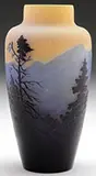 Galle, Scenic Mountain Vase
