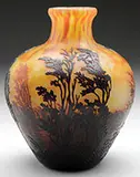 Daum, French Cameo Vase