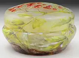 Daum, Cameo & Enameled Jar