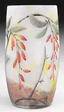 Daum, Cameo and Enameled Vase