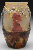 Argy-Rousseau, Pate De Verre Vase