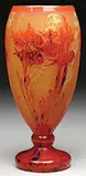 French Cameo Poissons Vase by Le Verre Français, offered Jun 2013