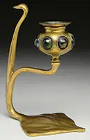 Cobra Candlestick by Tiffany Studios, offered Jun 2013