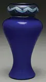 Tiffany Studios, Tel El Amarna Cased Blue Glass Vase