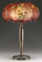 Reverse Painted Table Lamp by Pairpoint, offered Dec 2010