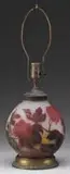 Muller Frères, French Cameo Lamp Base