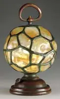 Turtleback Diver’s Helmet Lamp by Tiffany Studios, offered Dec 2010