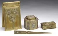Abalone Desk Set by Tiffany Studios, offered Dec 2010